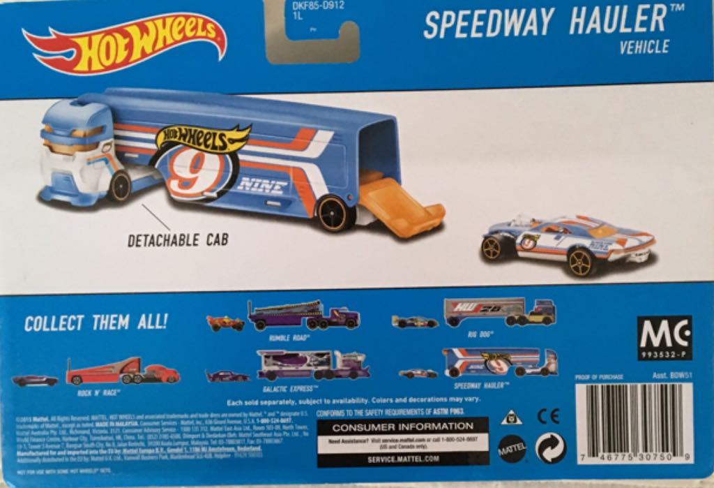 Speedway Hauler - Haulers toy car collectible - Main Image 2