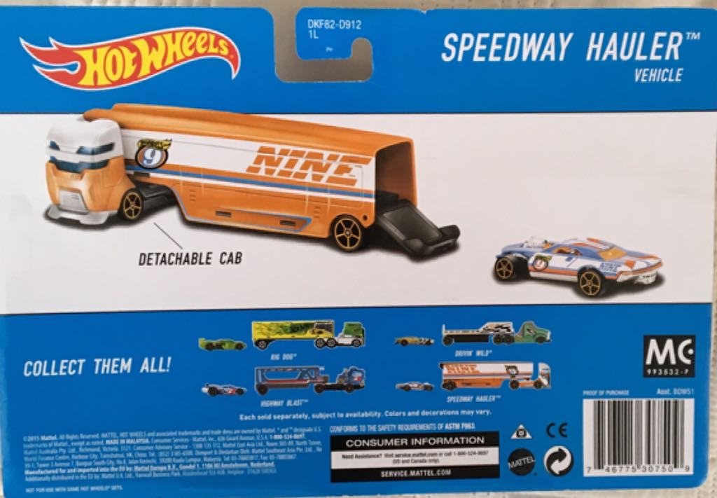 Speedway Hauler - (v.2) - Super Rigs toy car collectible - Main Image 2