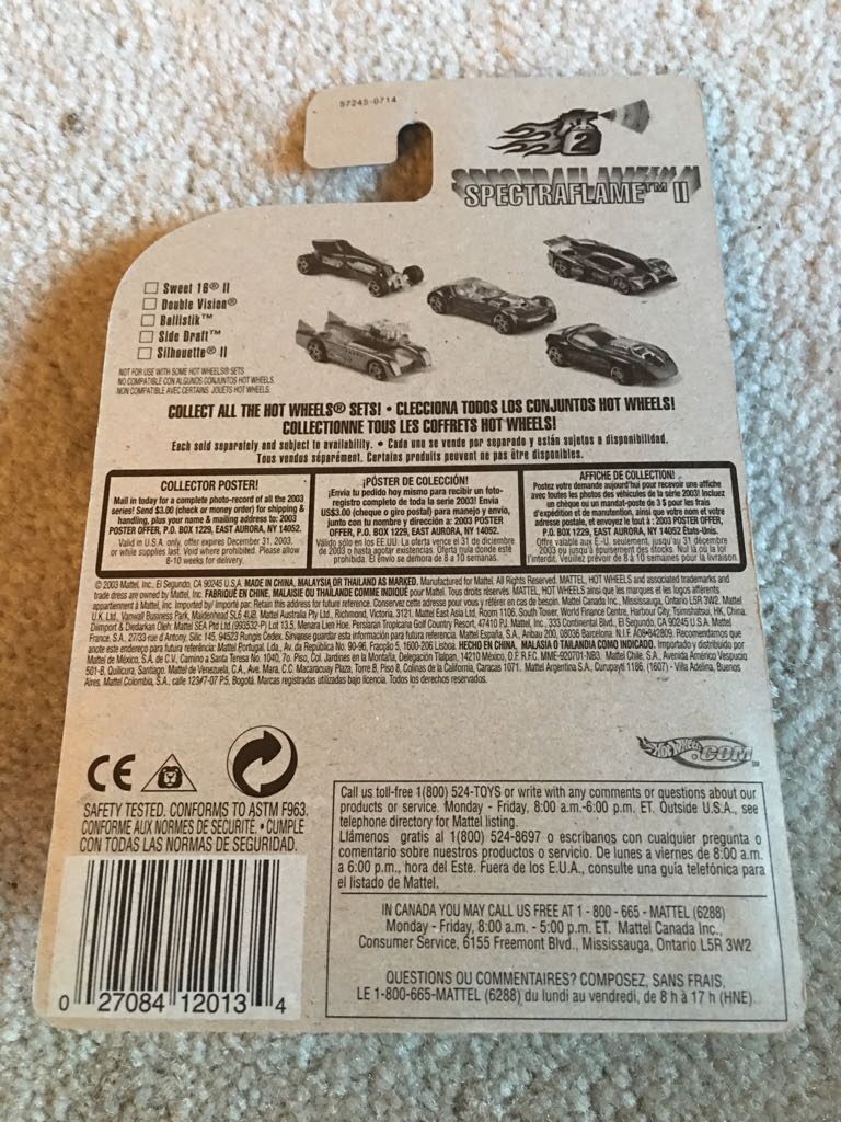 Side Drift Spectraflame II - Spectraflame II toy car collectible - Main Image 2