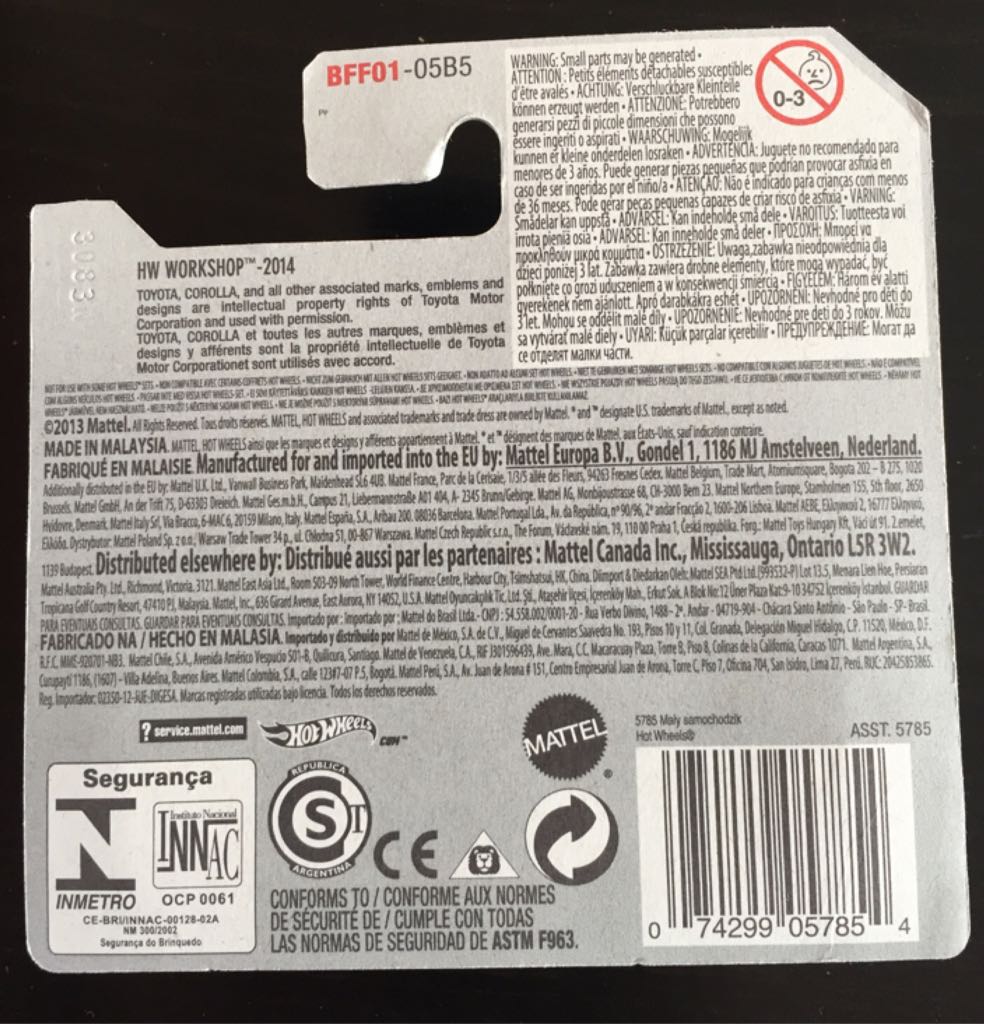 Toyota AE-86 Corolla - HW WORKSHOP toy car collectible - Main Image 2