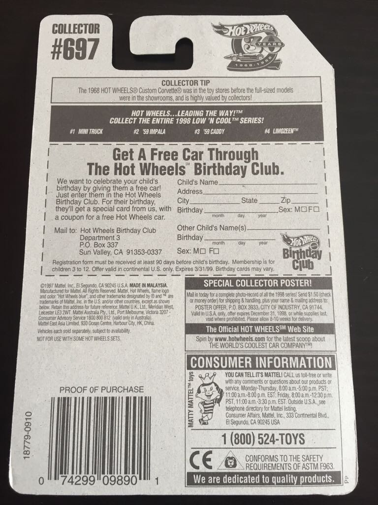 Mini Truck - Low ’N Cool Series toy car collectible - Main Image 2