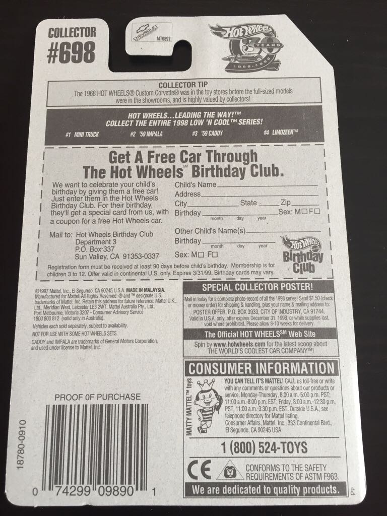 59 Impala - Cruisin’ America - Lowriders toy car collectible - Main Image 2