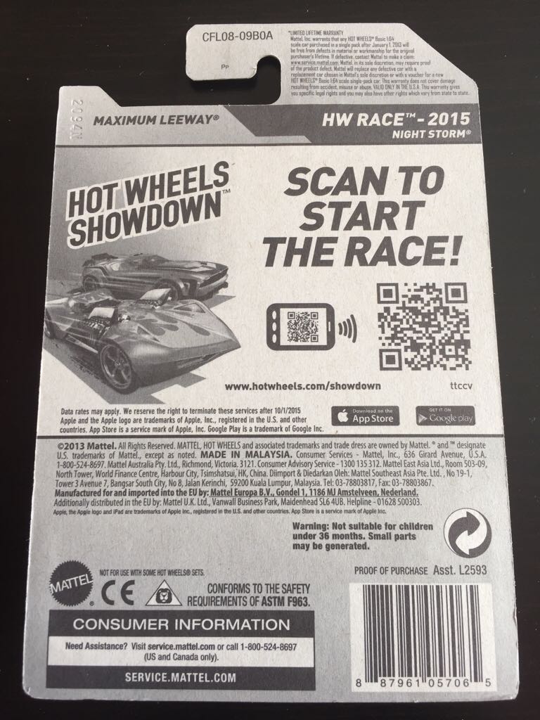 Maximum Leeway - HW Race toy car collectible - Main Image 2