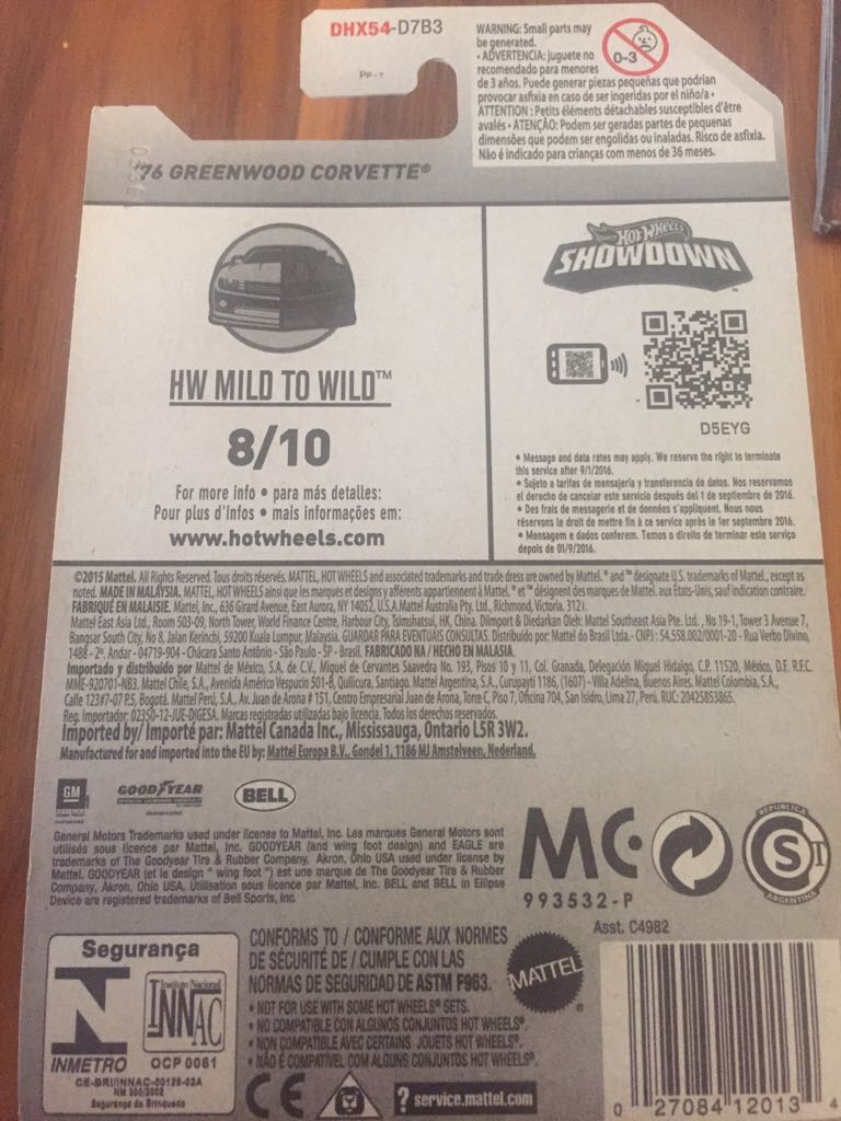 ’76 Greenwood Corvette - Mild To Wild toy car collectible - Main Image 2