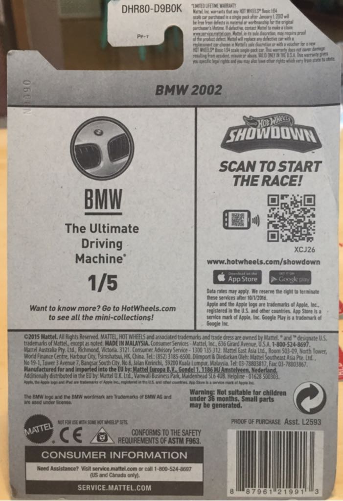 BMW 2002 - BMW toy car collectible - Main Image 2