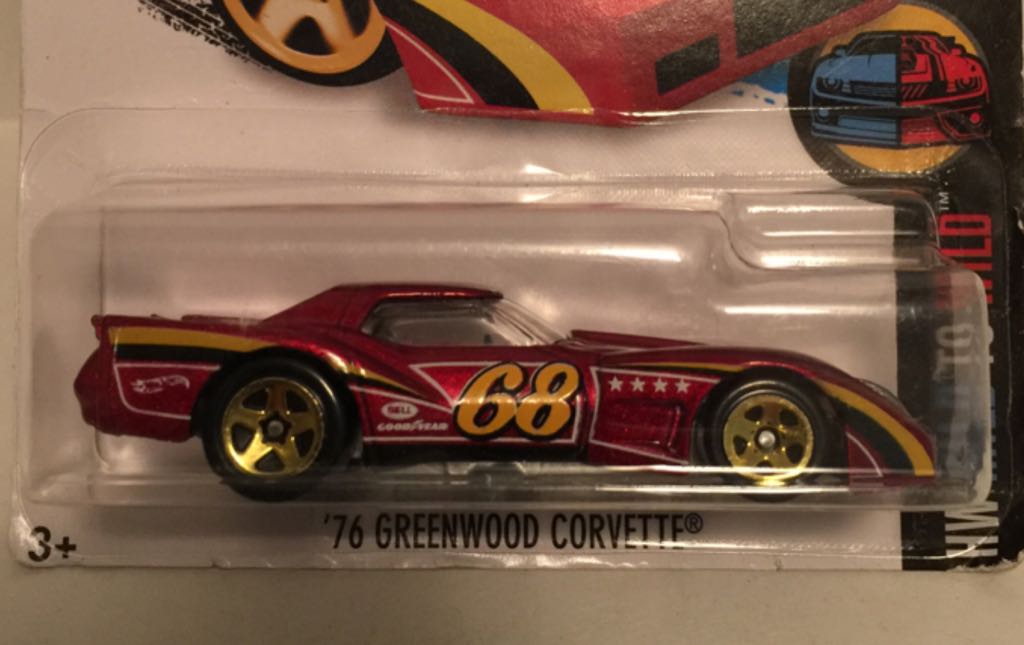 ’76 Greenwood Corvette - HW Mild To Wild toy car collectible - Main Image 2