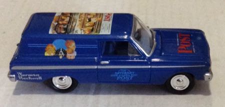 The Saturday Evening Post Azul - Johnny Lightning toy car collectible - Main Image 2