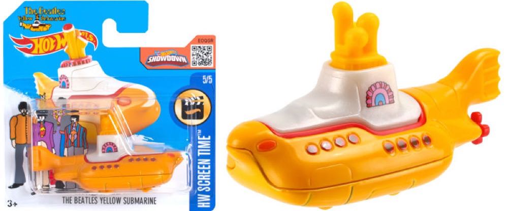 Beatles Yellow Submarine - HW Screen Time toy car collectible - Main Image 2
