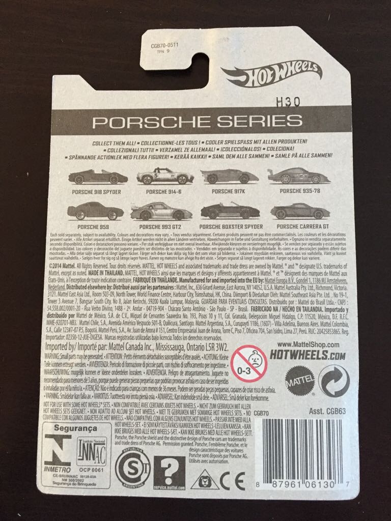 Porsche Boxter Spyder - Porsche Series toy car collectible - Main Image 2