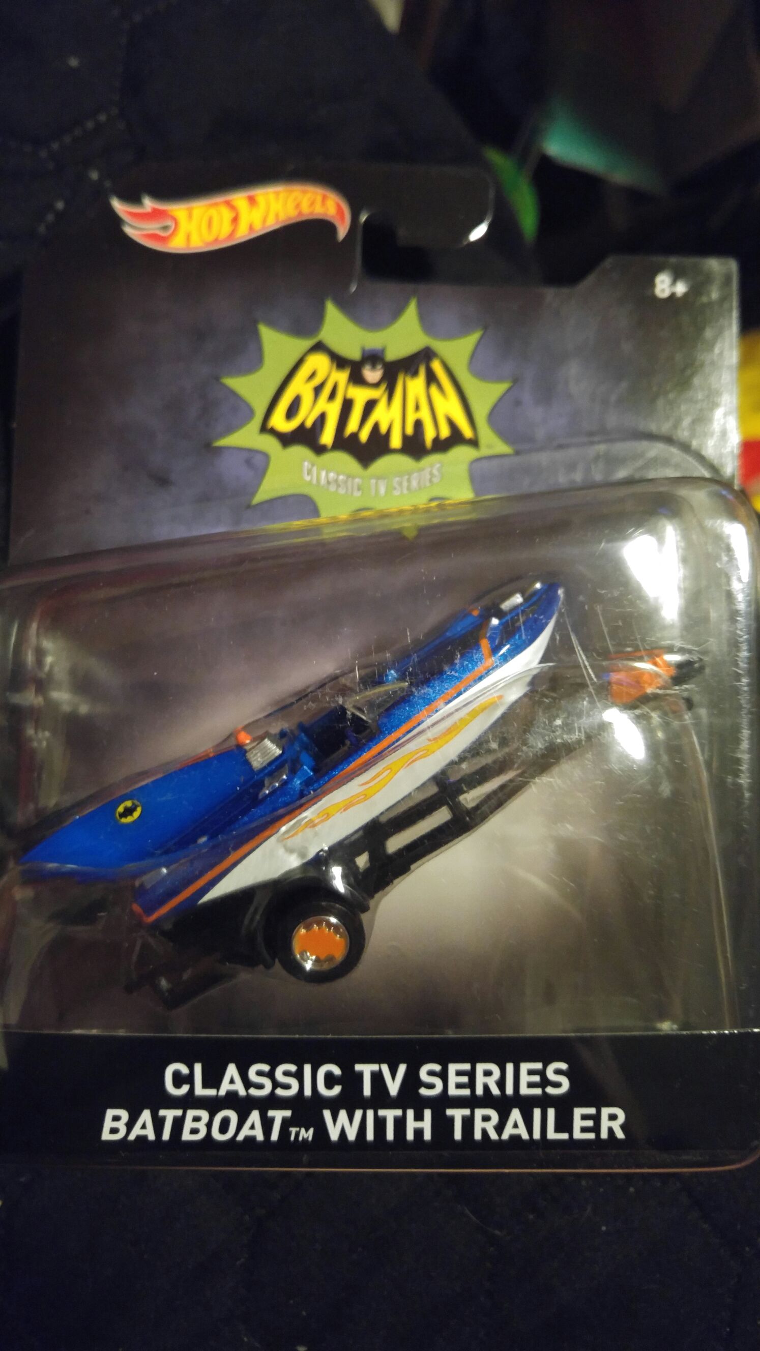 Classic TV Series Batboat With Trailer (Loose) - Batman Collection 2015 toy car collectible - Main Image 1