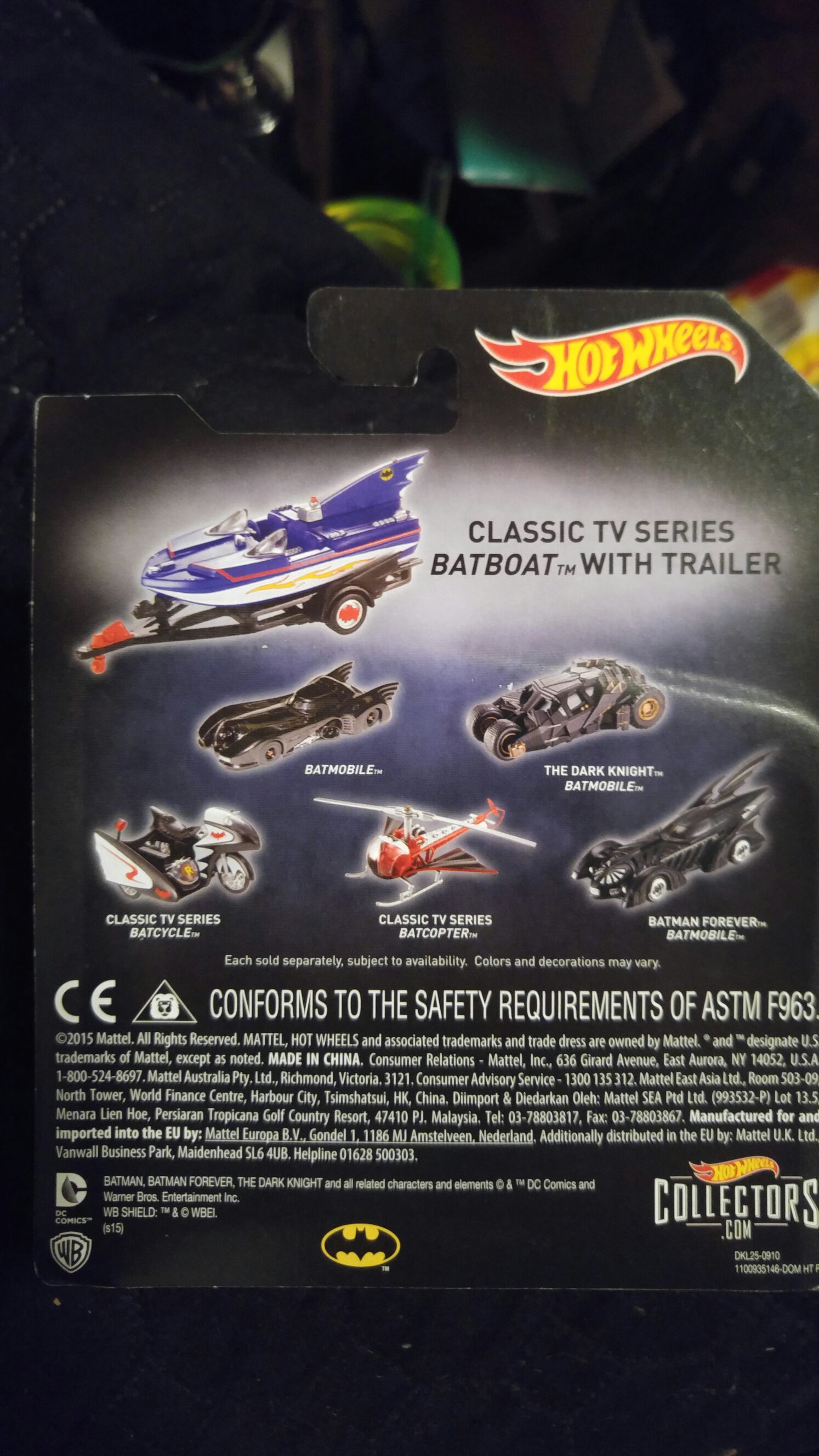 Classic TV Series Batboat With Trailer (Loose) - Batman Collection 2015 toy car collectible - Main Image 2