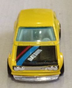 Datsun Bluebird 510 Amarillo - Hot Wheels toy car collectible - Main Image 1