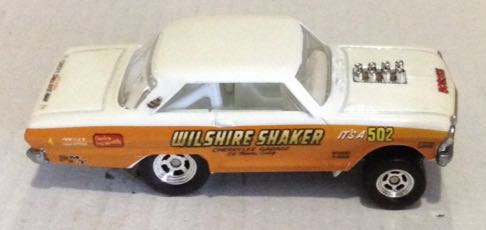 Chevy Nova 1963 Blanco - Hot Wheels toy car collectible - Main Image 2