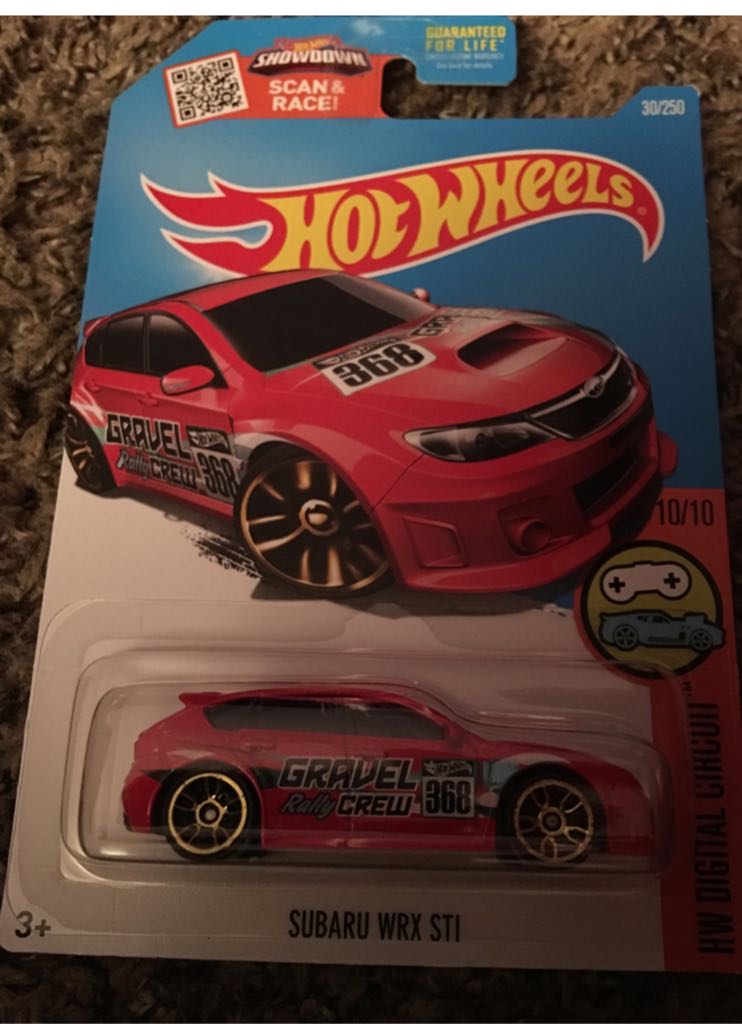 Subaru Wrx Sti RED - 2021 HW Speed Graphics toy car collectible - Main Image 1