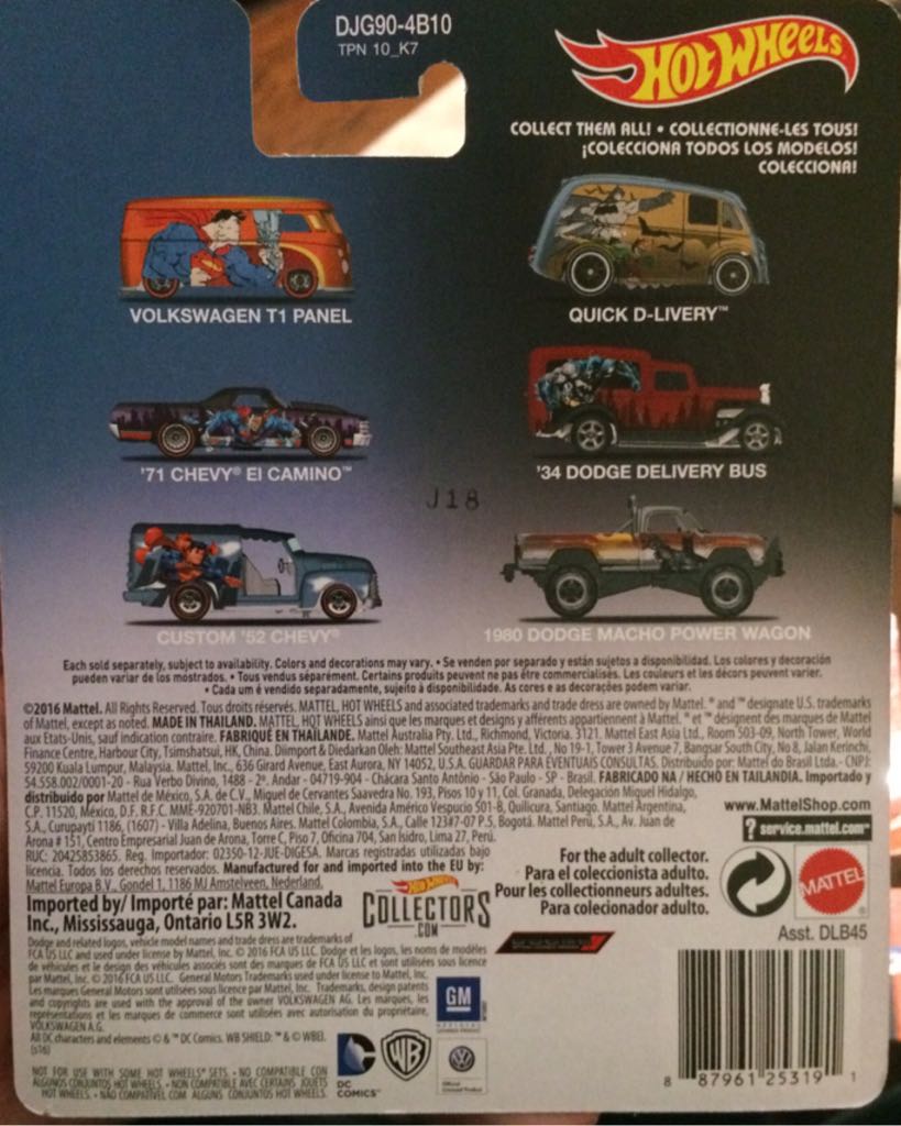 ’71 Chevy El Camino - DC Comics Originals toy car collectible - Main Image 2