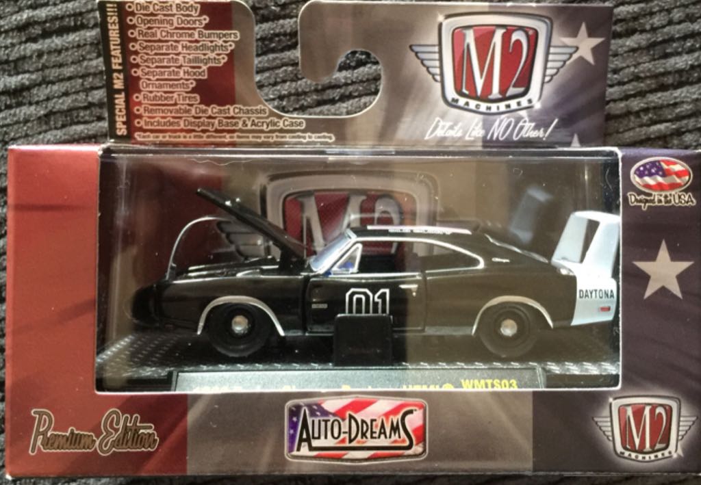 M2 1969 Dodge Charger Daytona Hemi - M2 toy car collectible - Main Image 1