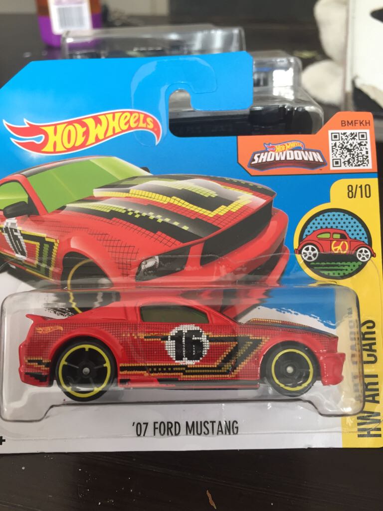’07 Ford Mustang - HW Art Cars toy car collectible - Main Image 1