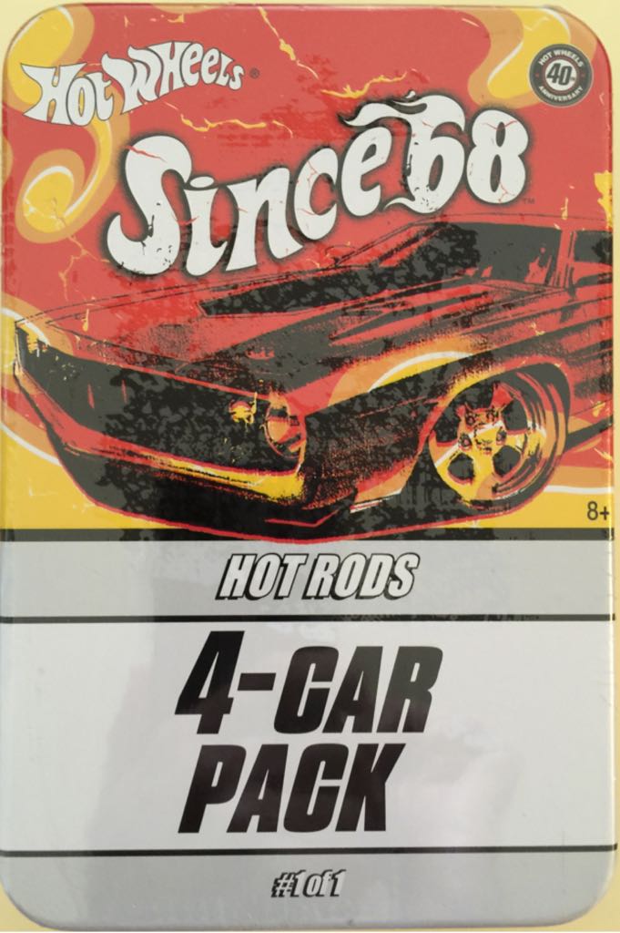HW Since 68 HOT RODS 4-CAR PACK - HW Since ’68 HOT RODS toy car collectible - Main Image 2