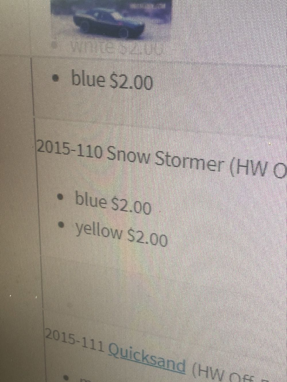 Snow Stormer - HW Off-Road toy car collectible - Main Image 3