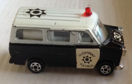 Patrulla Van Ford Blanco Y Negro - Zylmex toy car collectible - Main Image 2