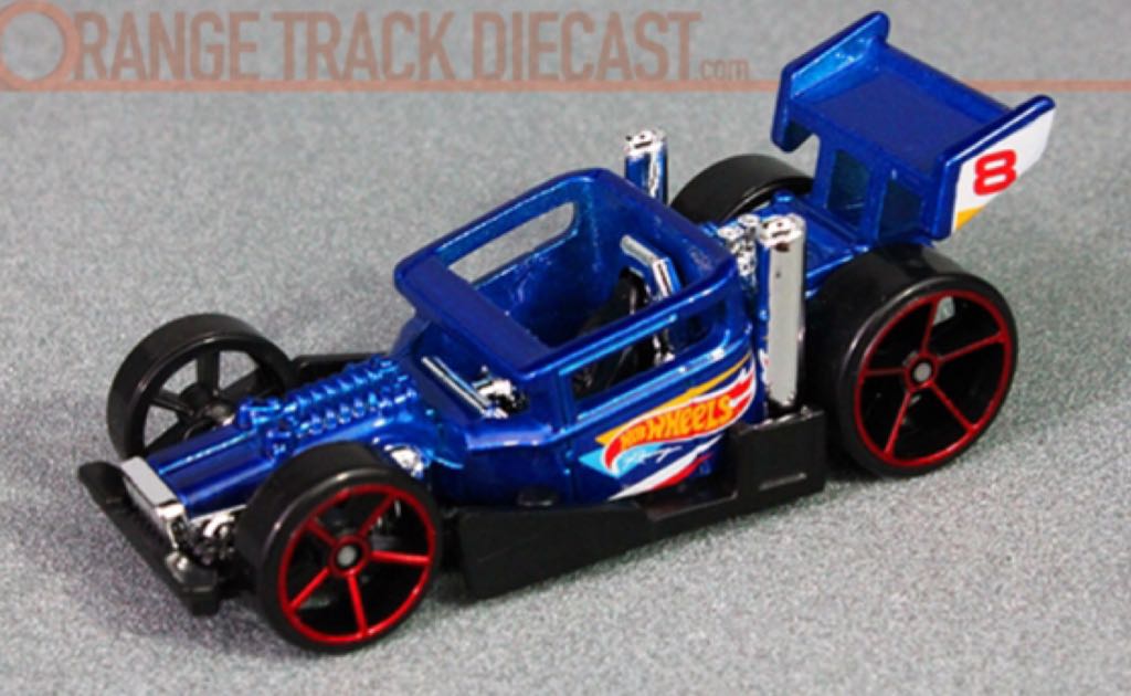 Bone Speeder (Blue) - HW Race Team 2016 toy car collectible - Main Image 2
