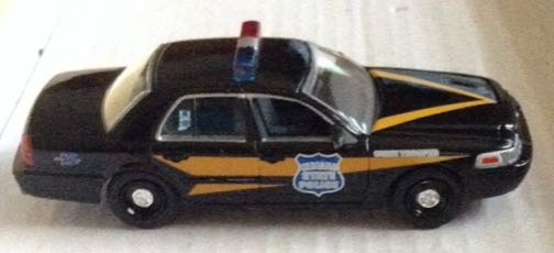 Patrulla Ford Crown Victoria Negra Indiana - Greenlight toy car collectible - Main Image 2