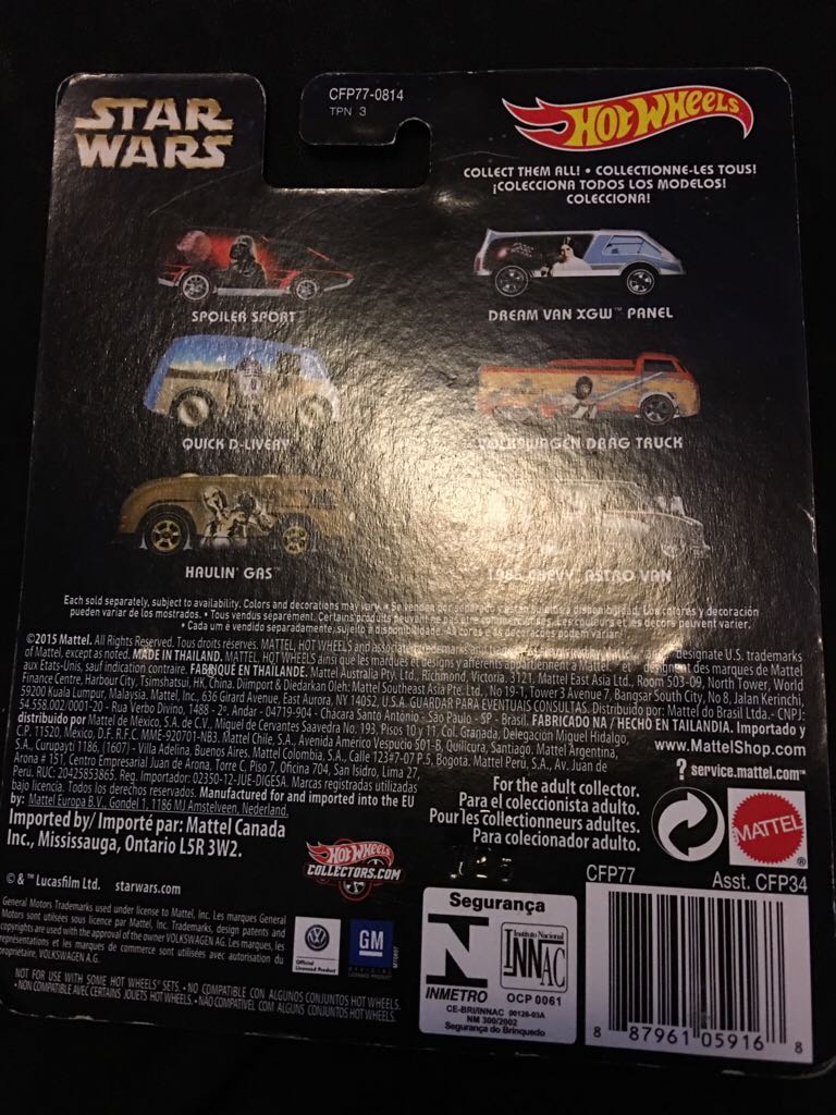 Star Wars Quick D-Livery - 2015 Star Wars - Themed Cars toy car collectible - Main Image 2