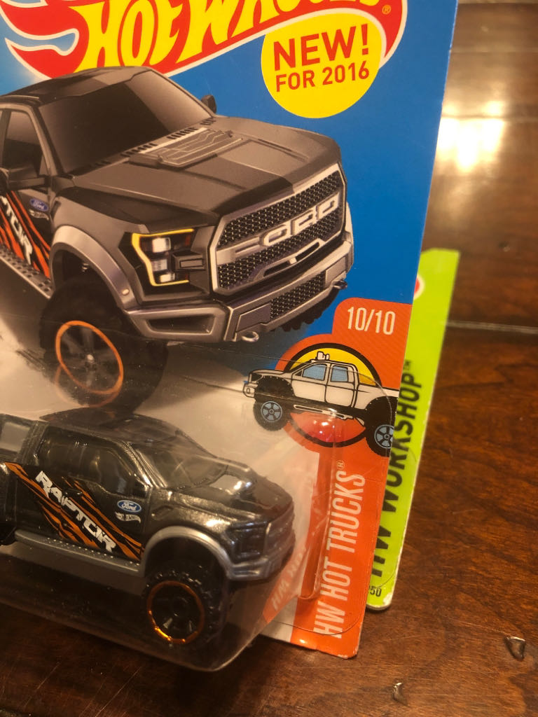 ’17 Ford F-150 Raptor - ’16 HW Hot Trucks toy car collectible - Main Image 2