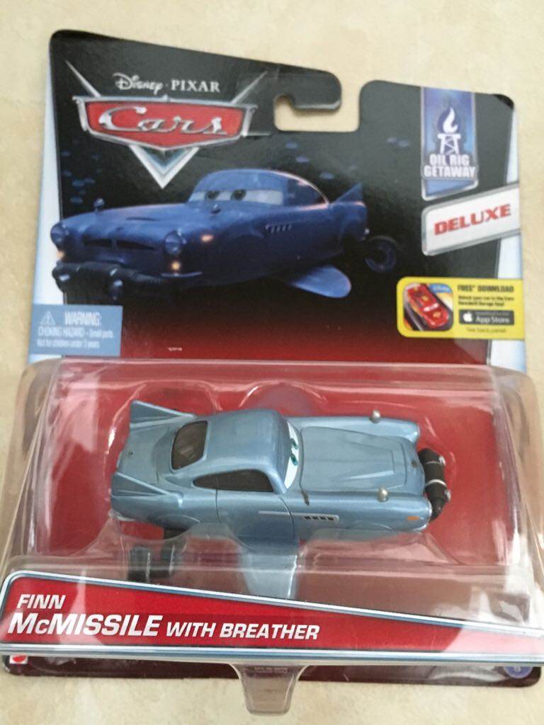 Finn McMissile with Breather - (2016 - Cars 2016) OIL RIG GETAWAY (8) toy car collectible - Main Image 1