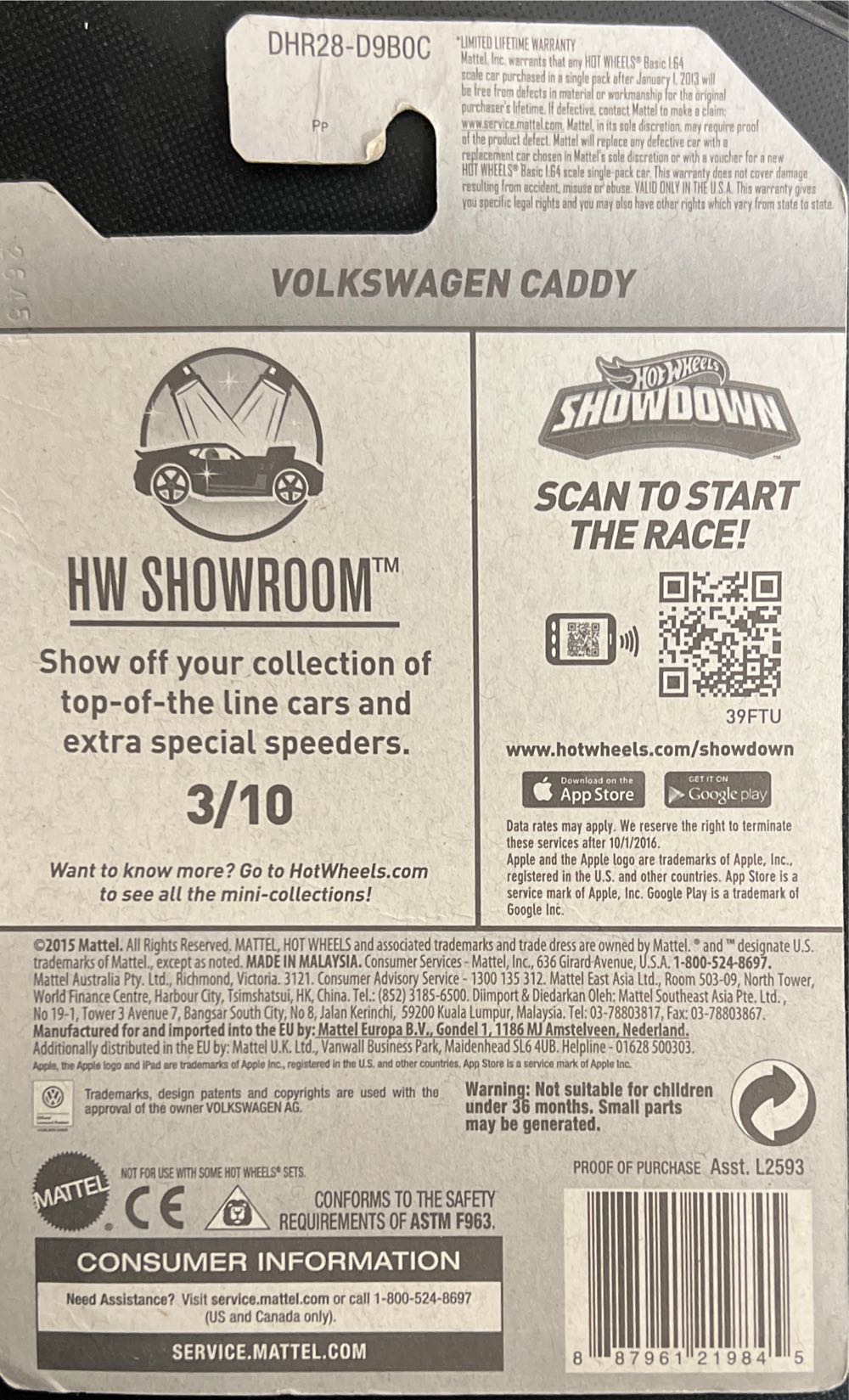 Volkswagon Caddy - Showroom toy car collectible - Main Image 2