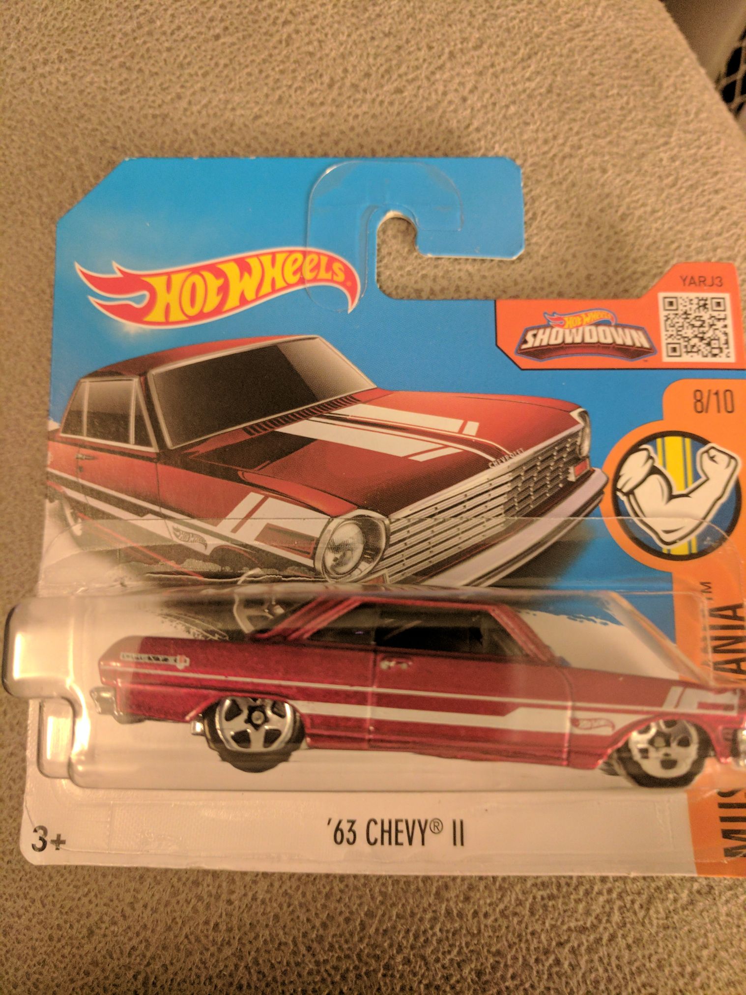’63 Chevy 11 - ’16 HW Muscle Mania toy car collectible - Main Image 2