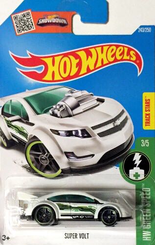 Super Volt - ’16 HW Green Speed toy car collectible - Main Image 2