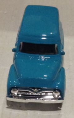 Ford F-100 Panel Delevery 1955 Azul Helados - Machtbox toy car collectible - Main Image 1