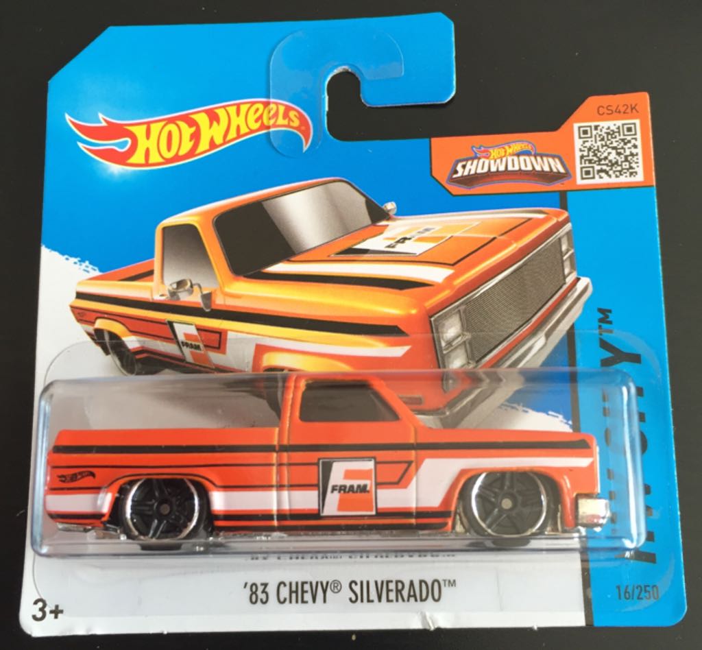 ’83 Chevy Silverado - HW City toy car collectible - Main Image 1