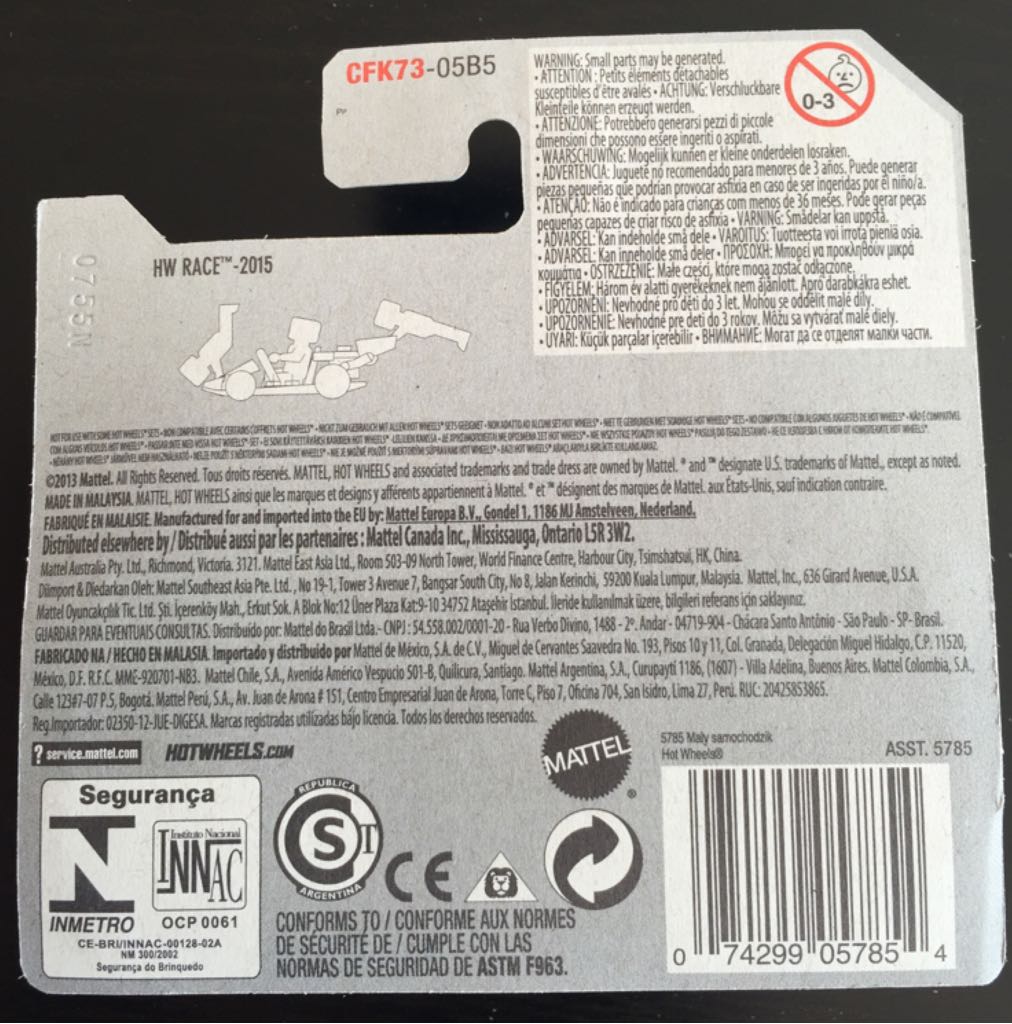 Let’s Go - HW Race toy car collectible - Main Image 2