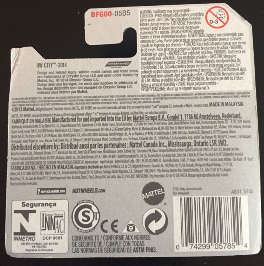 Dodge Charger Drift - HW City toy car collectible - Main Image 2