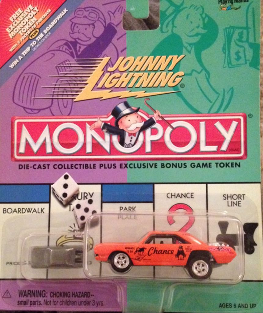Johnny Lightning - Monopoly - Monopoly toy car collectible - Main Image 1