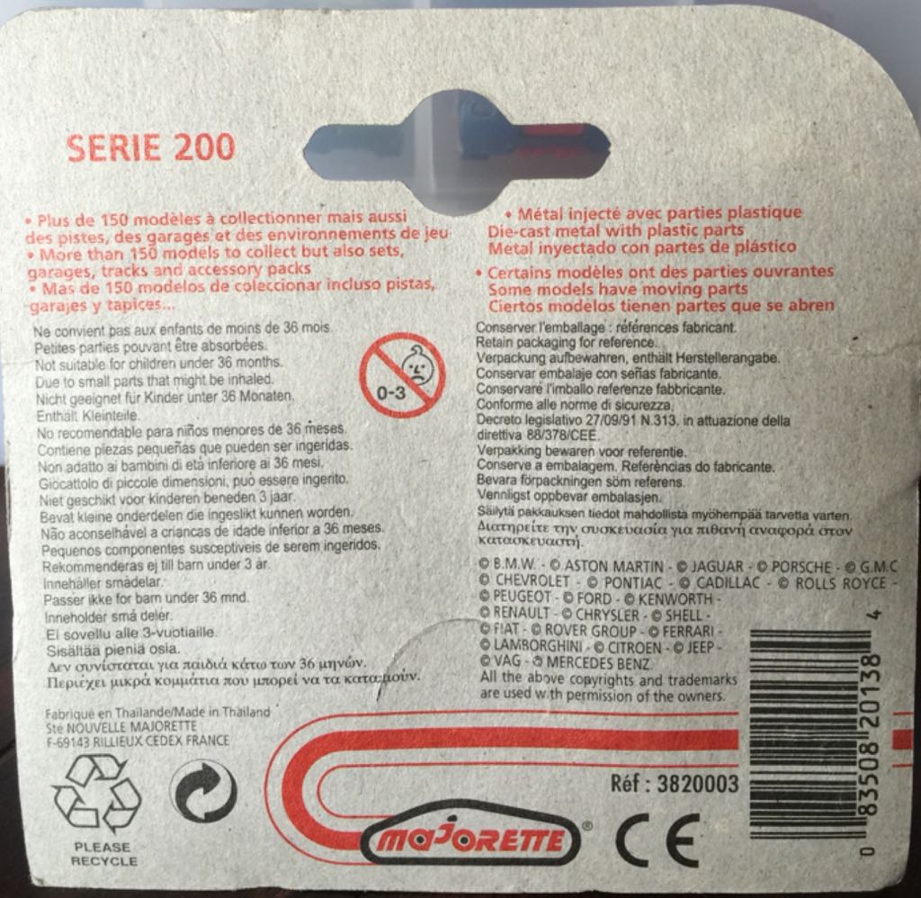 1990 Corvette 3820003 - 200 toy car collectible - Main Image 2