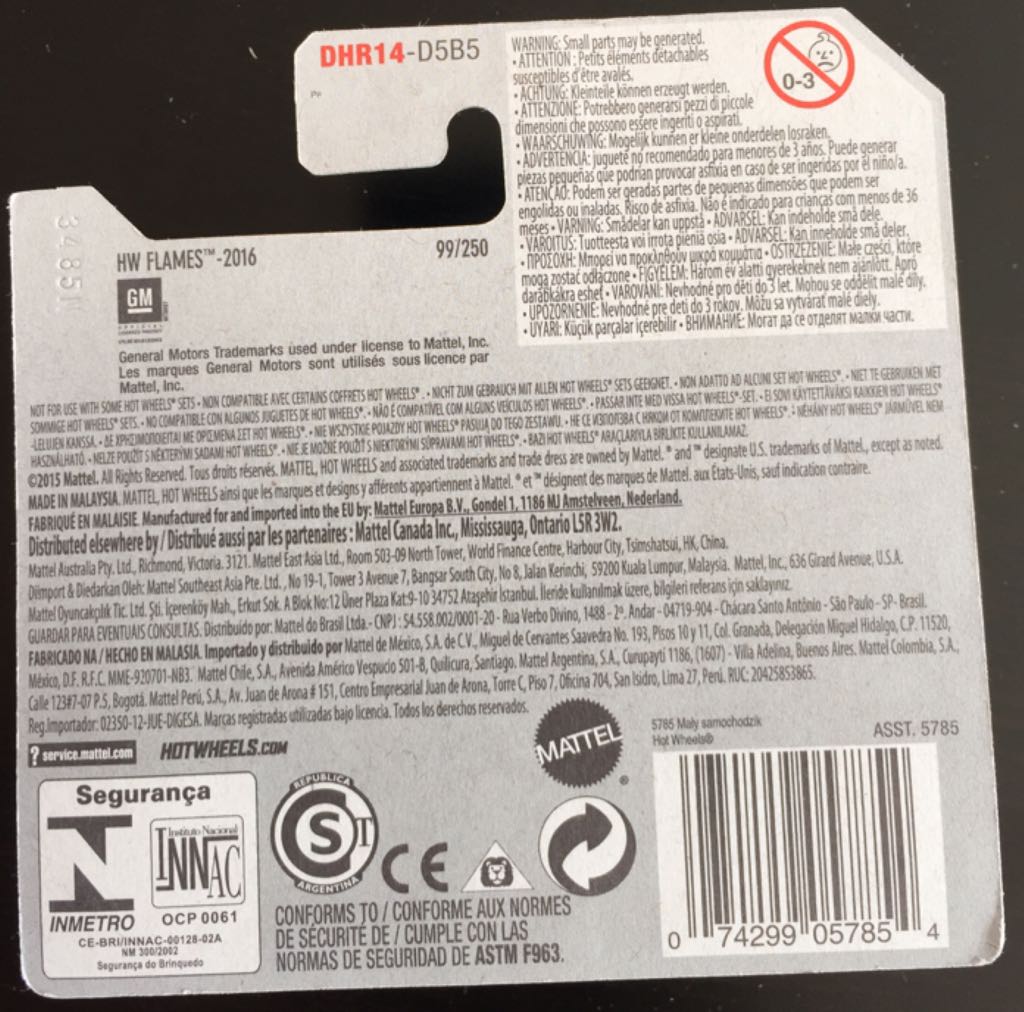 ‘65 Pontiac GTO - 2016 - HW Flames toy car collectible - Main Image 2