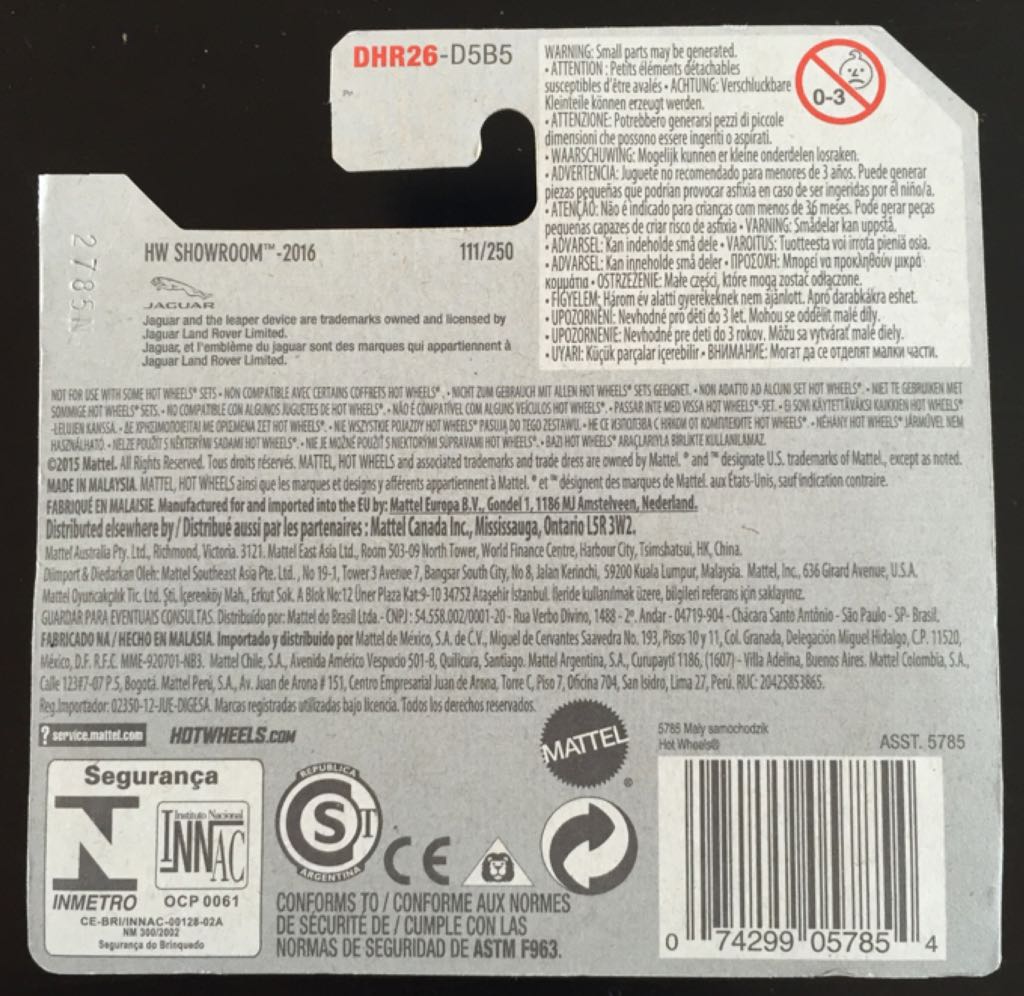 ’15 Jaguar F-Type Project 7 - HW Showroom toy car collectible - Main Image 2