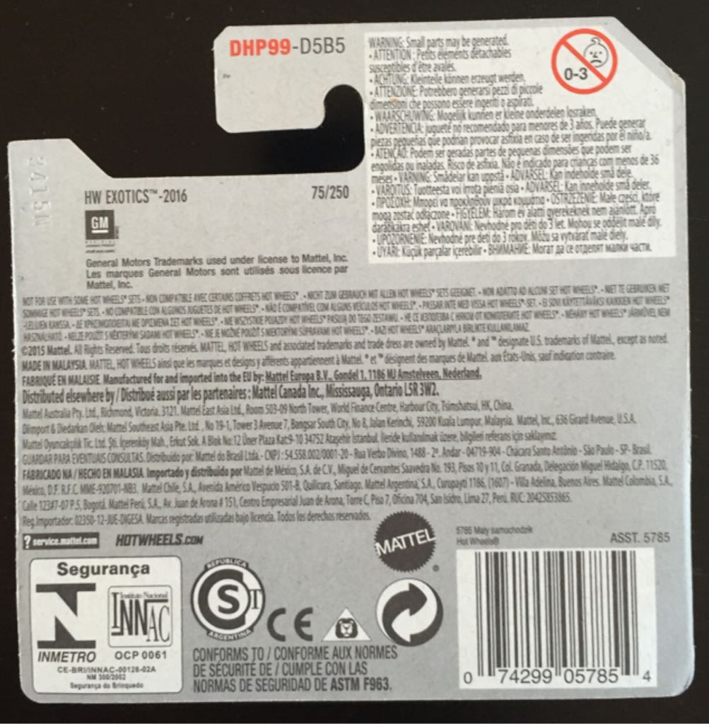 Cadillac Elmiraj - HW Exotics toy car collectible - Main Image 2