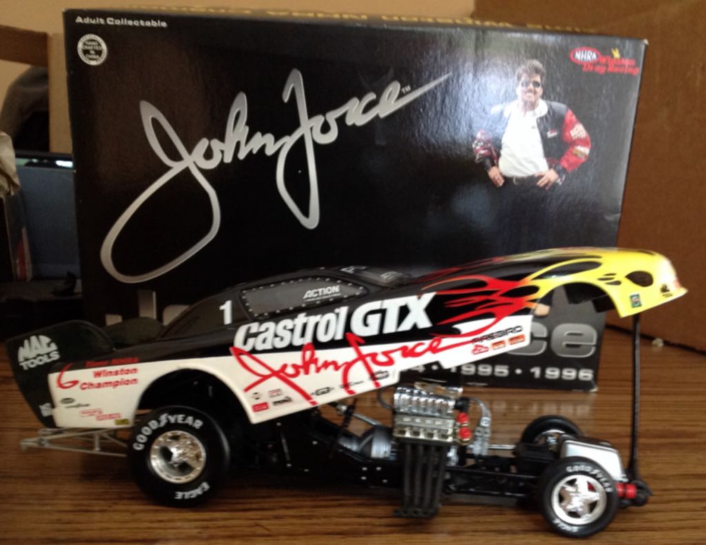 NHRA - John Force 6 Time Champ Funny Car - 3 toy car collectible - Main Image 2