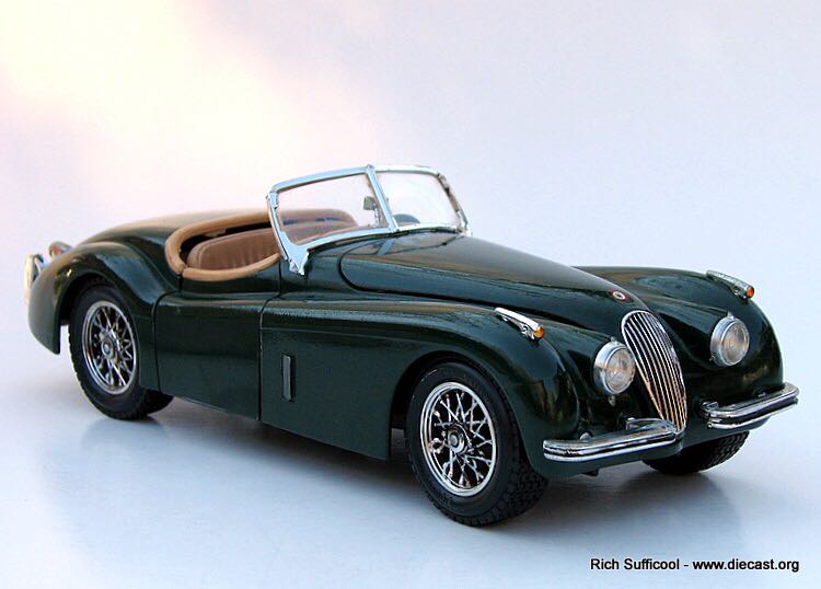 Jaguar XK 120 Spider Roadster - 3442 cc toy car collectible - Main Image 1