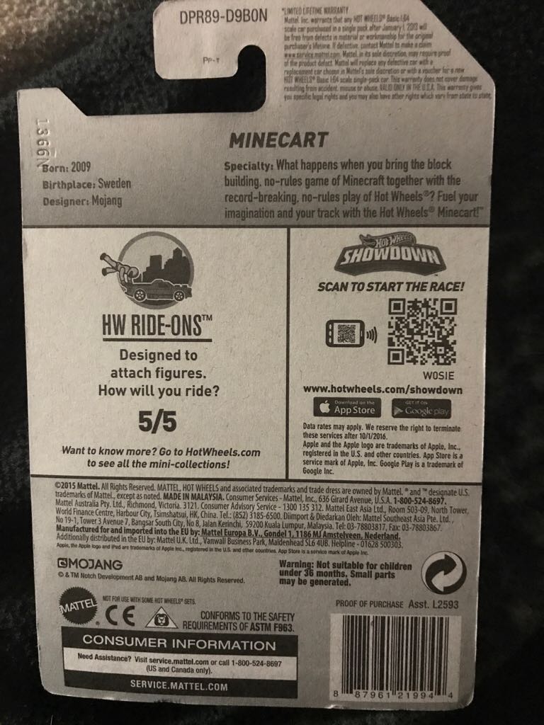 Mine Cart - HW Ride-Ons toy car collectible - Main Image 2