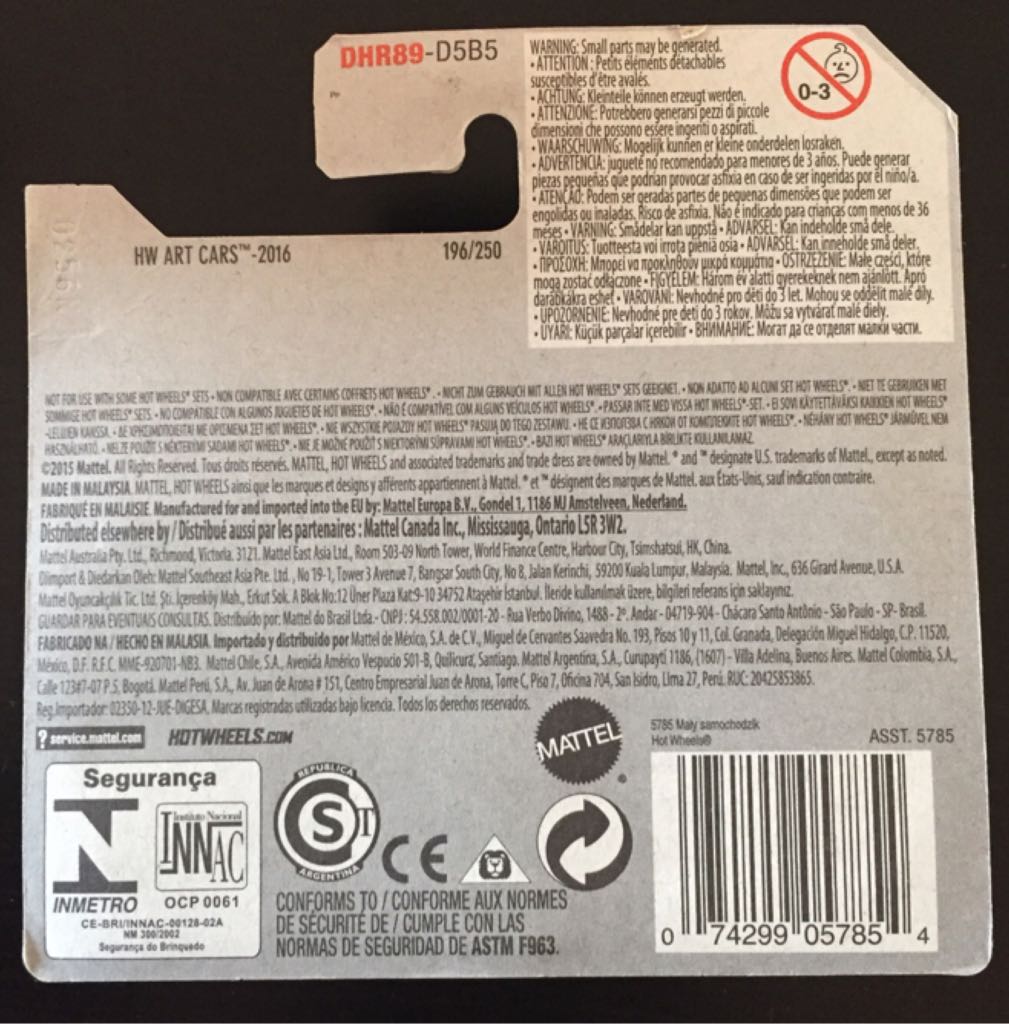 Combat Medic (Orange) - HW Art Cars toy car collectible - Main Image 2