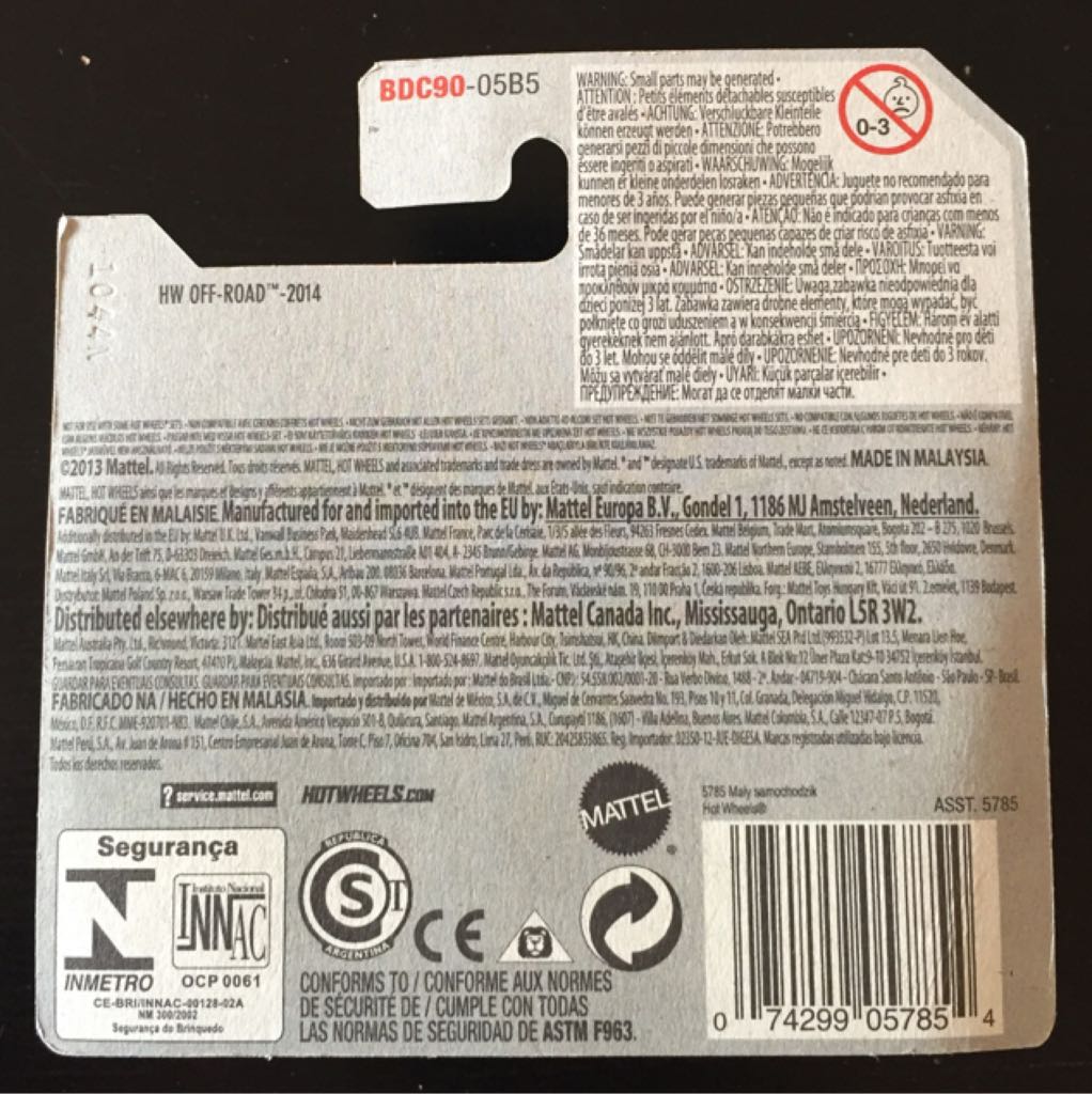 Poppa Wheelie - HW Off-Road toy car collectible - Main Image 2