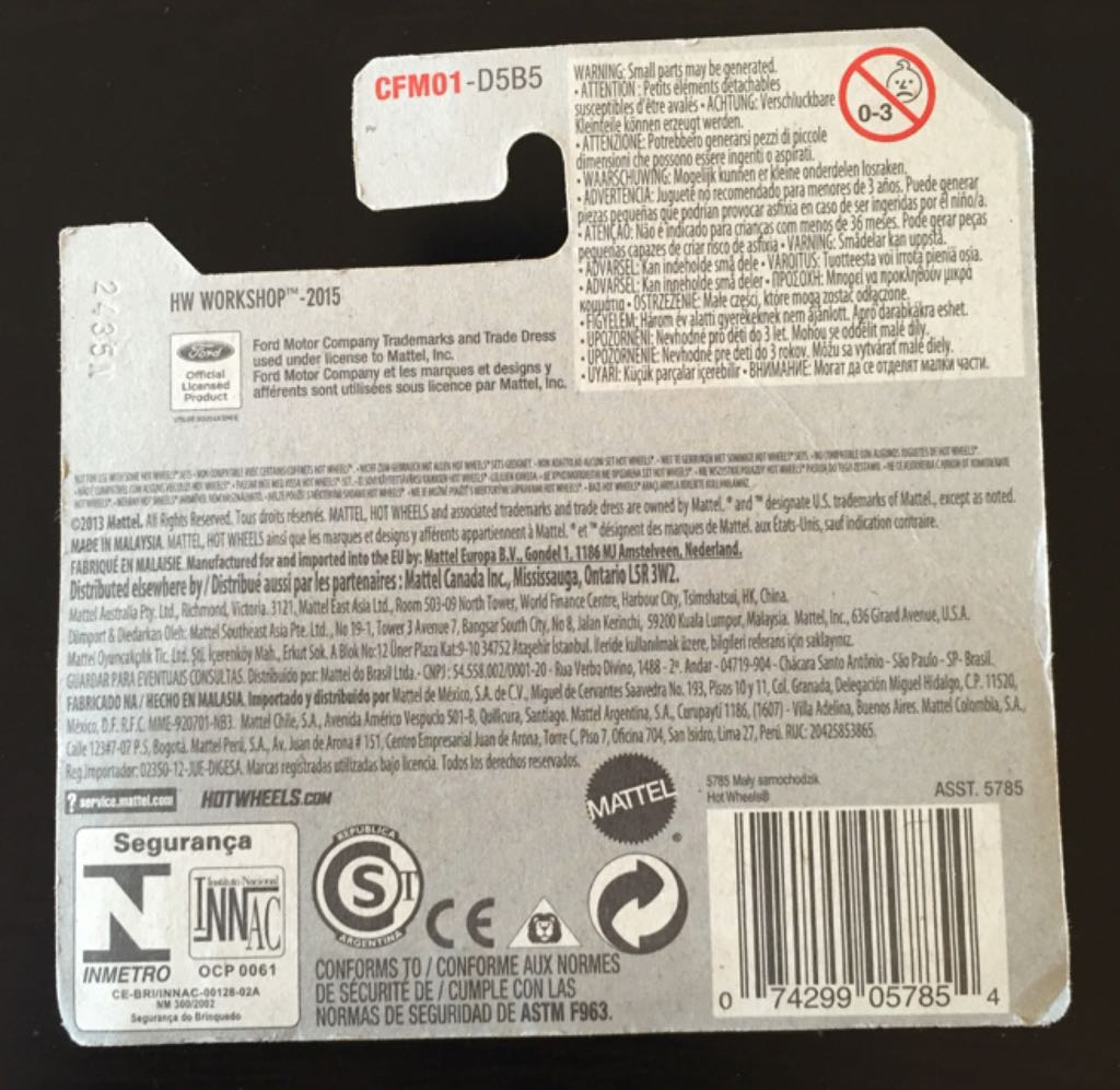 ’65 Mustang 2+2 Fastback - HW WORKSHOP toy car collectible - Main Image 2