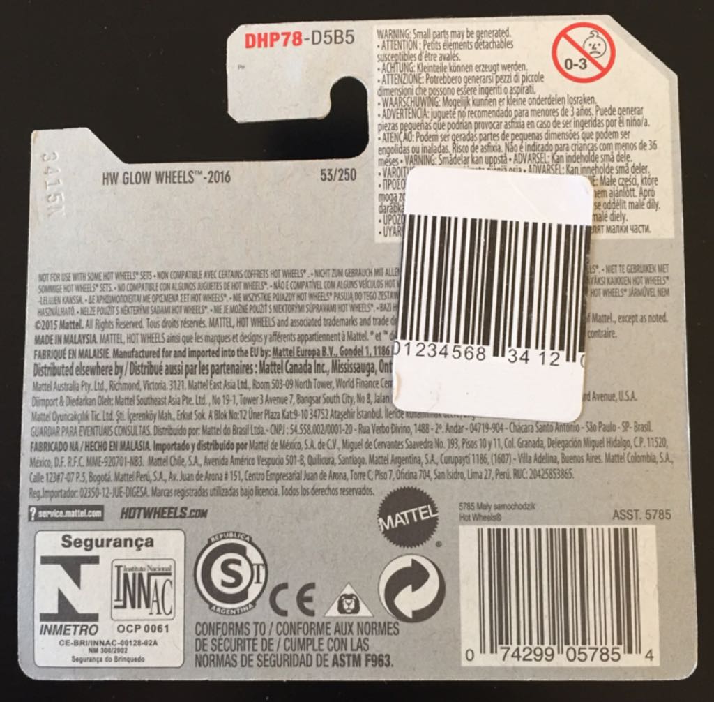 Loop Coupe - HW Glow Wheels toy car collectible - Main Image 2