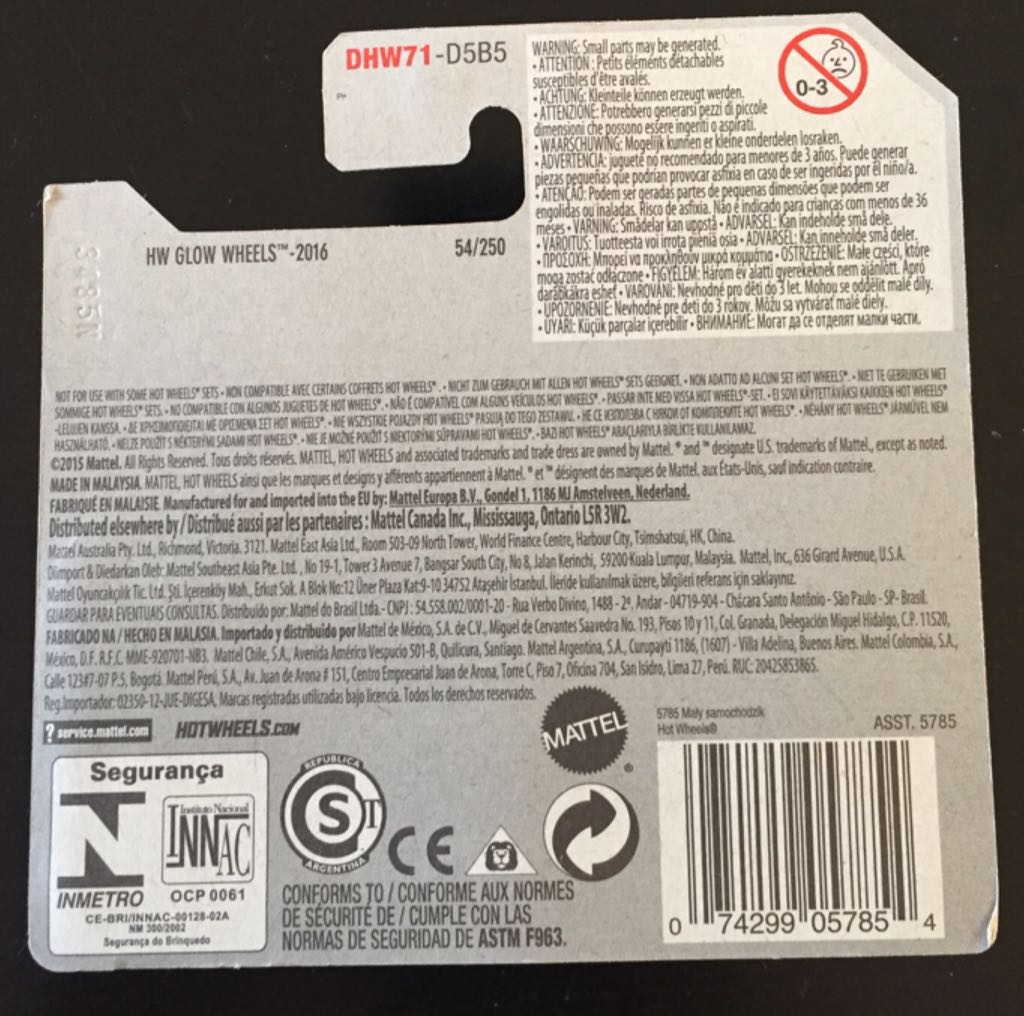 Spectyte  (Loose) - HW Glow Wheels toy car collectible - Main Image 2