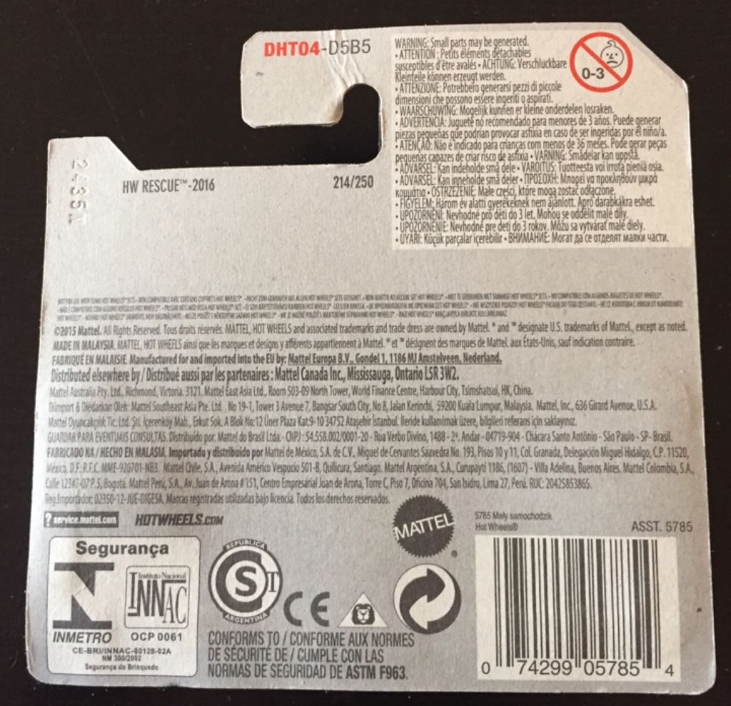 Mad Splash - ’16 HW Rescue toy car collectible - Main Image 2